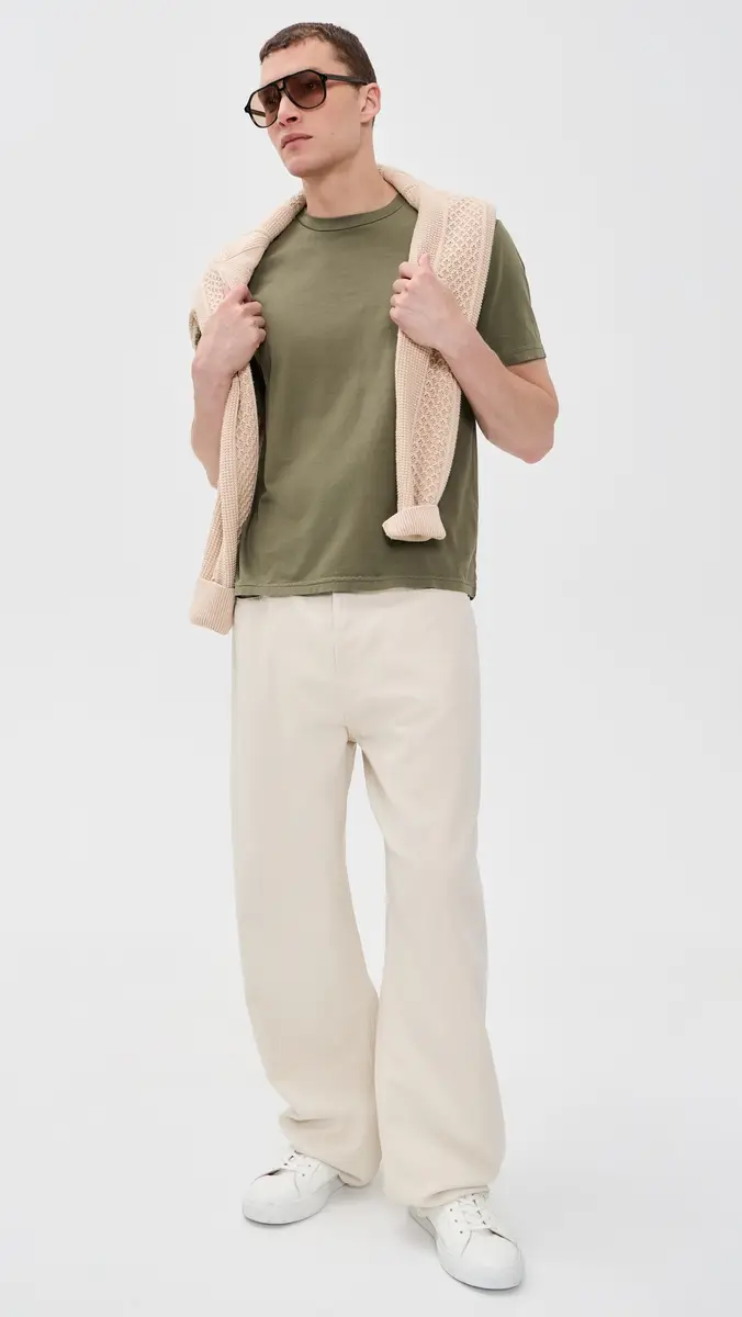 Frame Short Sleeve Light Cotton Tee | Thumbnail 5 Frame Short Sleeve Light Cotton Tee | Thumbnail 5