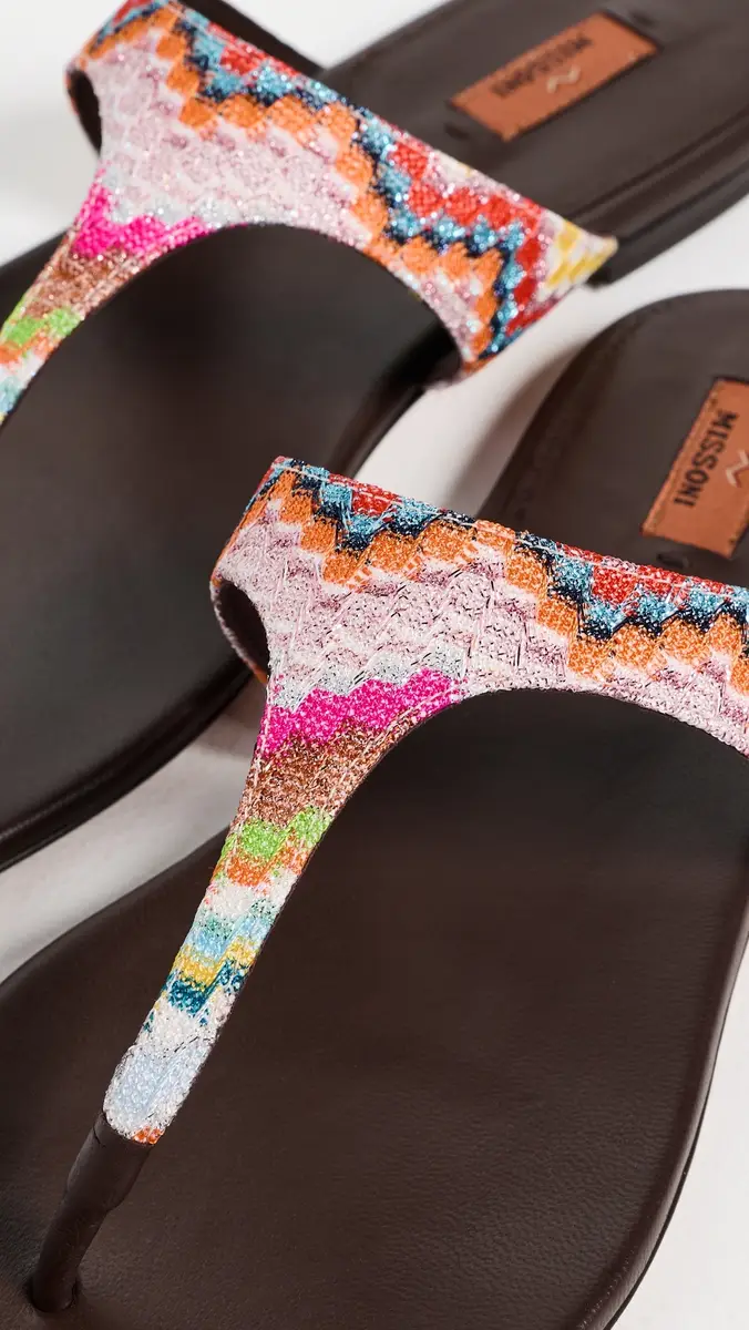 Missoni Lilian Raschel Sandals | Thumbnail 6 Missoni Lilian Raschel Sandals | Thumbnail 6