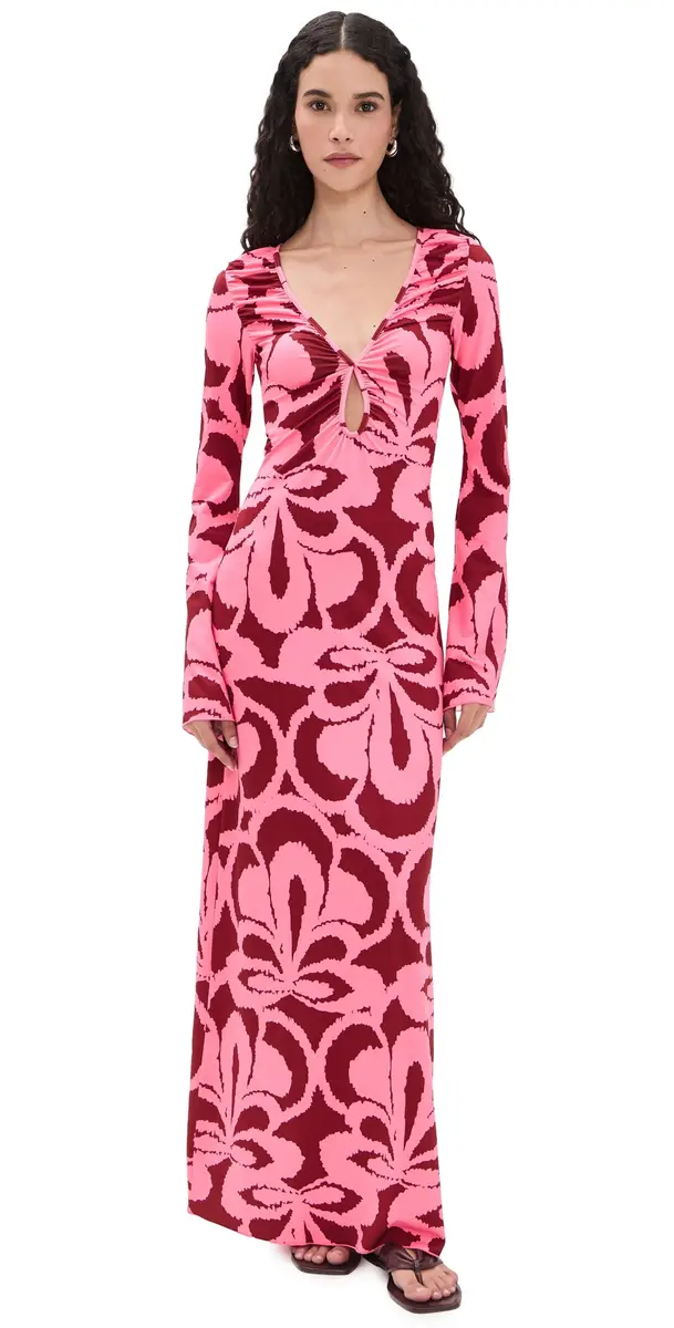 EYWASOULS MALIBU Diana Bell Dress Rosy Retro S | Image 1 EYWASOULS MALIBU Diana Bell Dress Rosy Retro S | Image 1