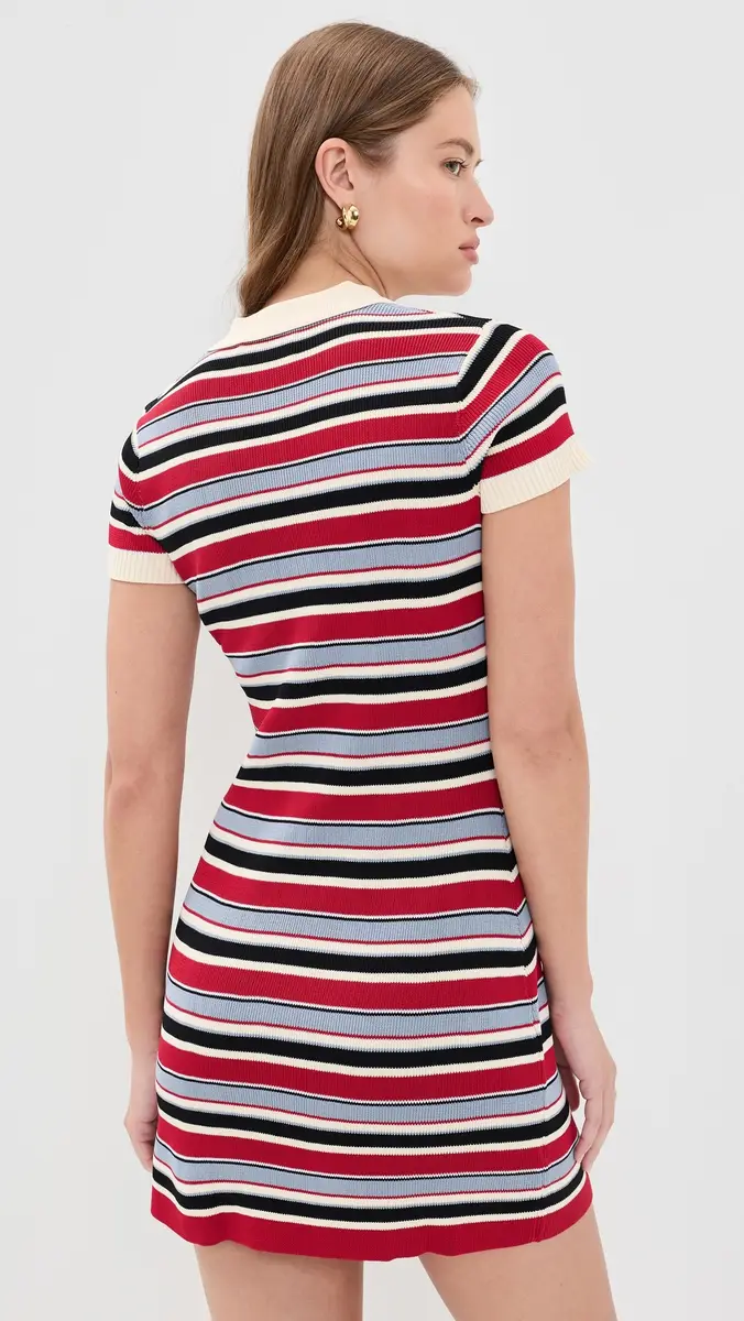 Rowing Blazers Knit Polo Mini Dress | Thumbnail 3 Rowing Blazers Knit Polo Mini Dress | Thumbnail 3