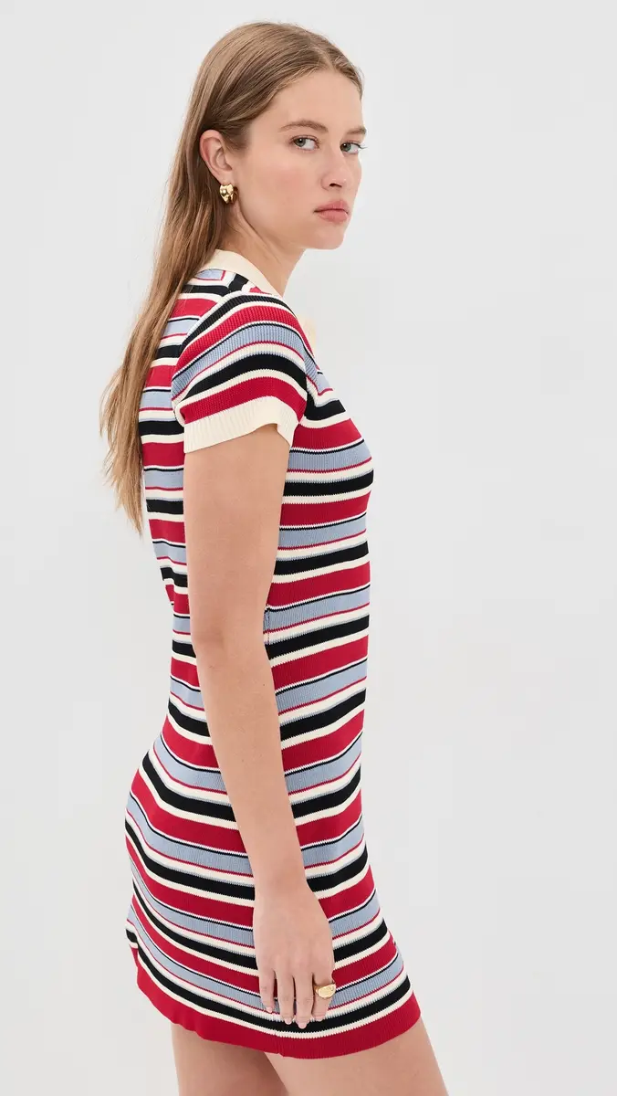 Rowing Blazers Knit Polo Mini Dress | Thumbnail 4 Rowing Blazers Knit Polo Mini Dress | Thumbnail 4