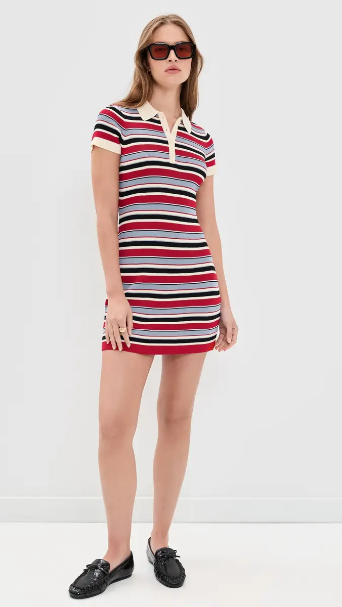 Rowing Blazers Knit Polo Mini Dress | Thumbnail 5 Rowing Blazers Knit Polo Mini Dress | Thumbnail 5