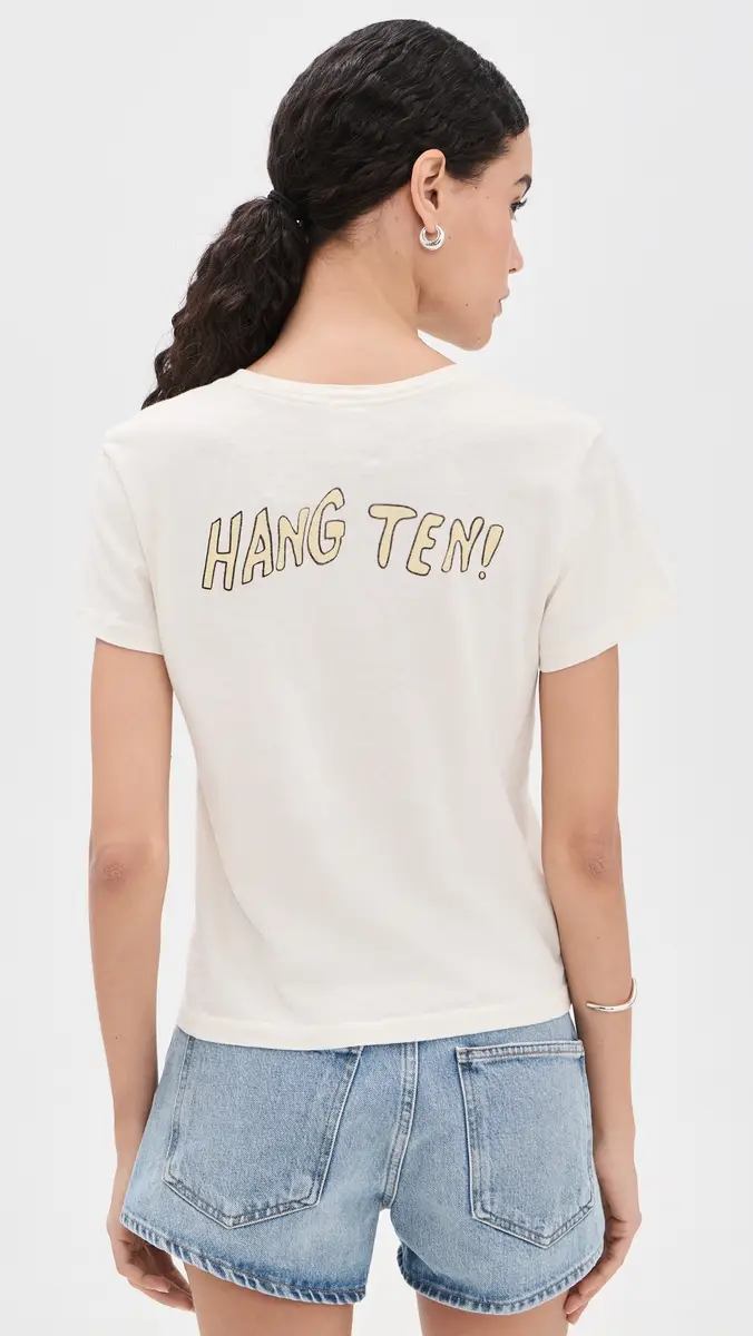 RE/DONE Classic Tee Snoopy Hang Ten | Thumbnail 3 RE/DONE Classic Tee Snoopy Hang Ten | Thumbnail 3