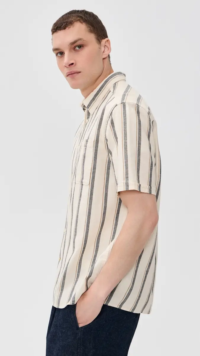 Barbour Barkend Striped Summer Shirt | Thumbnail 4 Barbour Barkend Striped Summer Shirt | Thumbnail 4