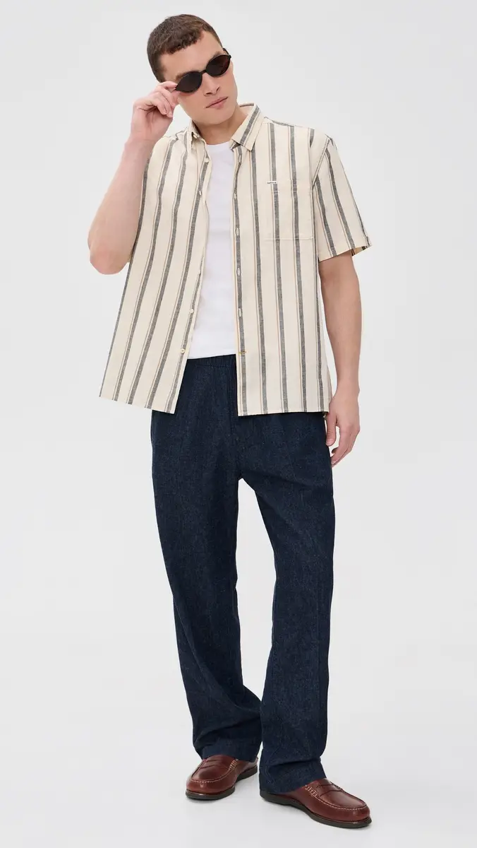 Barbour Barkend Striped Summer Shirt | Thumbnail 5 Barbour Barkend Striped Summer Shirt | Thumbnail 5