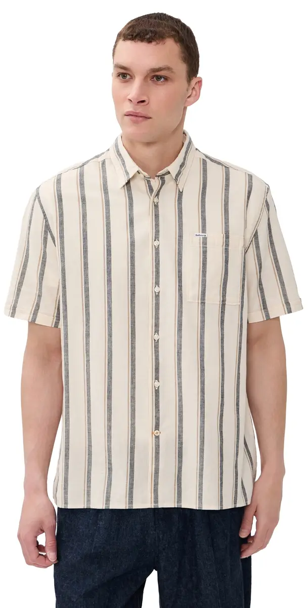 Barbour Barkend triped ummer Shirt Whisper White | Image 1 Barbour Barkend triped ummer Shirt Whisper White | Image 1
