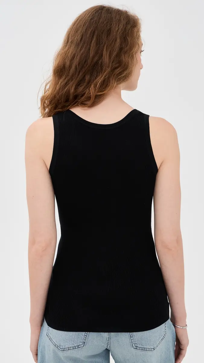 RENGGLI Scoop Neck Rib Tank | Thumbnail 3