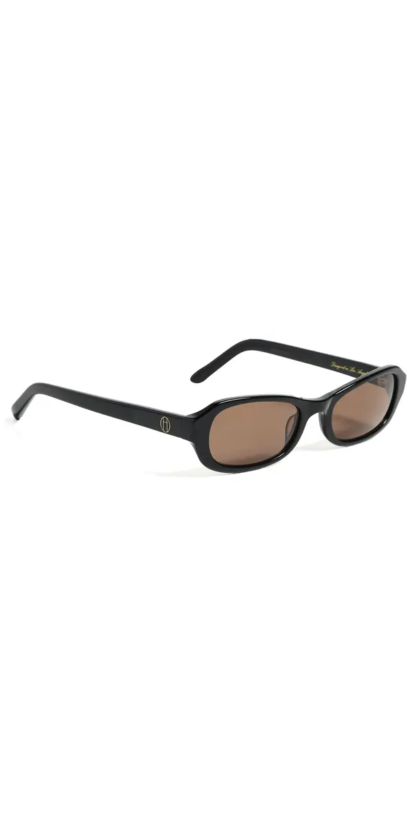 Heaven Mayhem Margaux Sunglasses Black/Brown One Size | Image 1 Heaven Mayhem Margaux Sunglasses Black/Brown One Size | Image 1