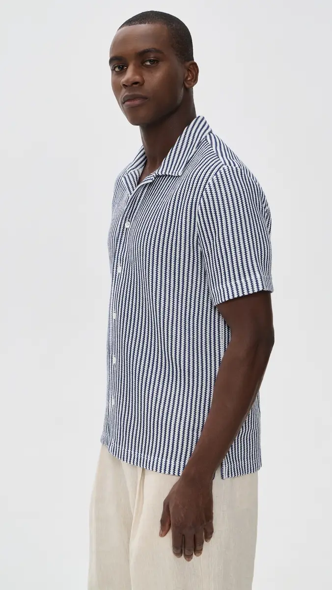 Madewell x Shopbop Crochet Knit Button Down Shirt | Thumbnail 4 Madewell x Shopbop Crochet Knit Button Down Shirt | Thumbnail 4