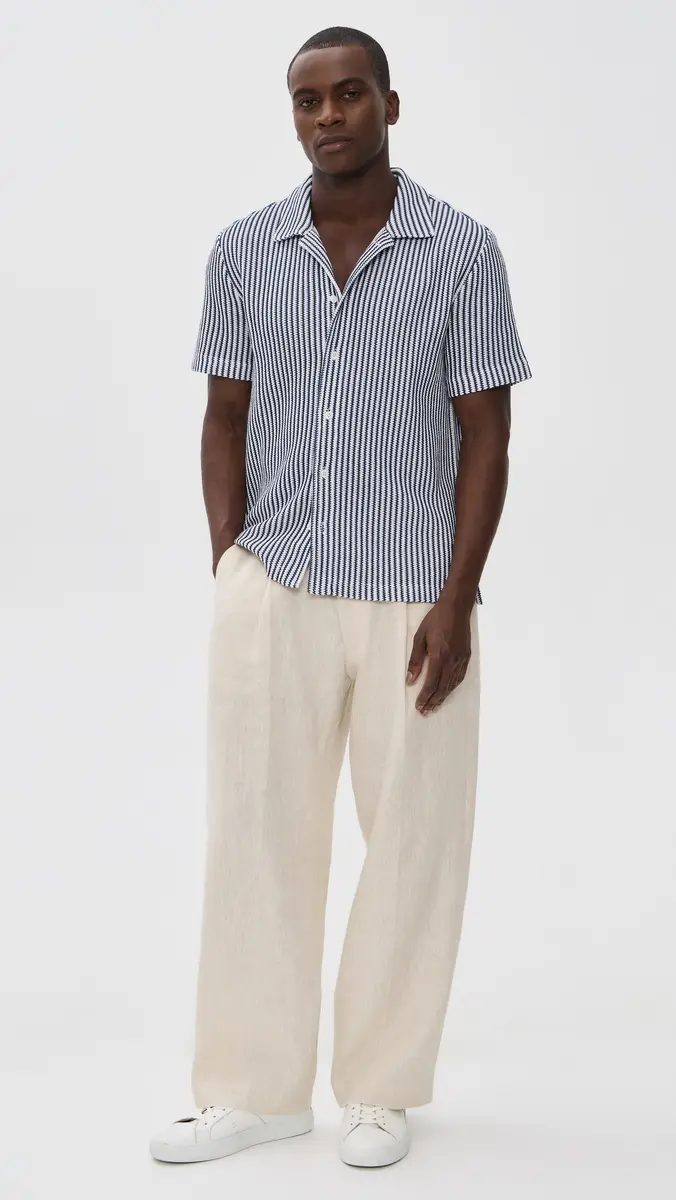 Madewell x Shopbop Crochet Knit Button Down Shirt | Thumbnail 5 Madewell x Shopbop Crochet Knit Button Down Shirt | Thumbnail 5