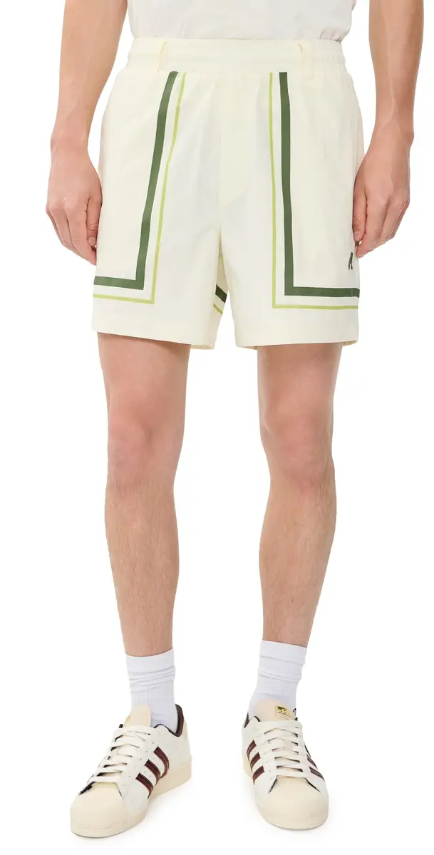 Malbon cooter Playa Shorts 5.5 Cream | Image 1 Malbon cooter Playa Shorts 5.5 Cream | Image 1