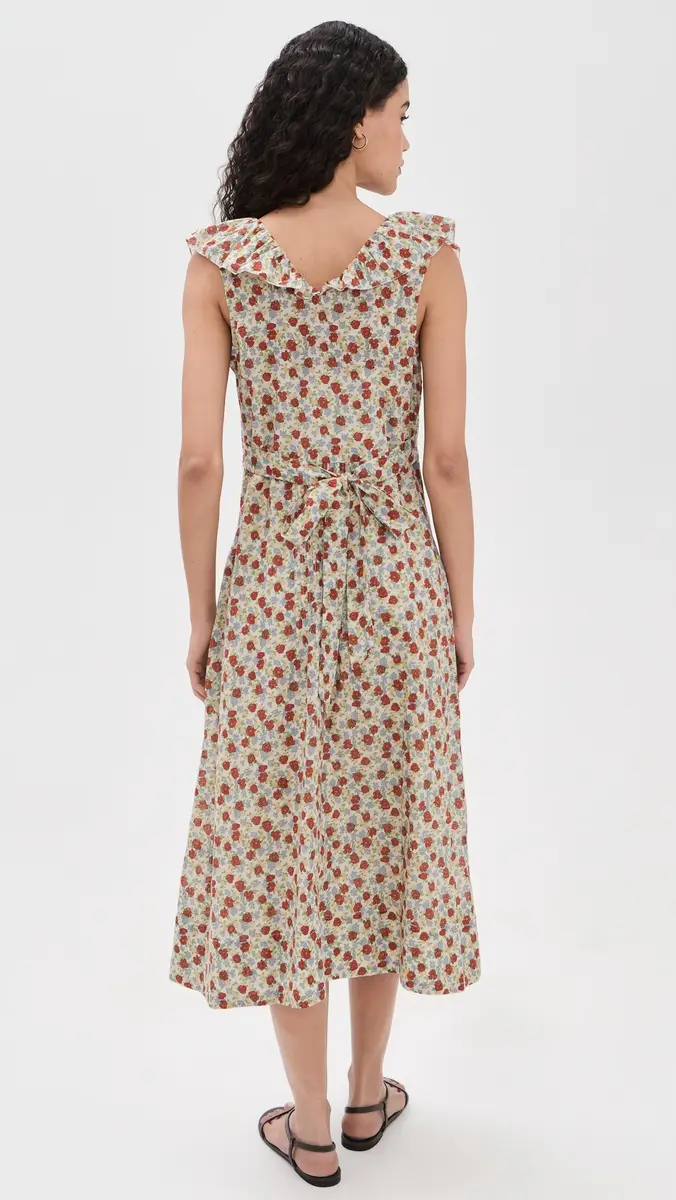 Sea Viera Print Midi Dress | Thumbnail 3 Sea Viera Print Midi Dress | Thumbnail 3