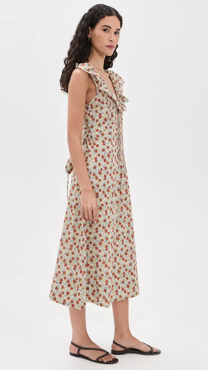 Sea Viera Print Midi Dress | Thumbnail 4 Sea Viera Print Midi Dress | Thumbnail 4