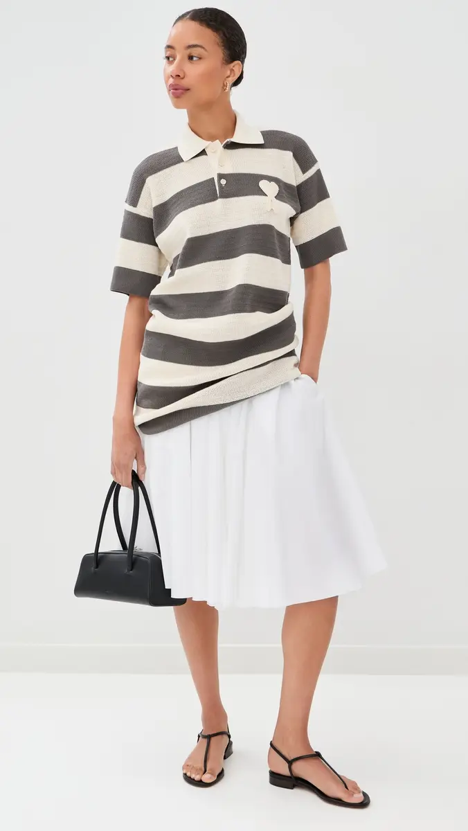 AMI Midi Corolla Skirt | Thumbnail 6 AMI Midi Corolla Skirt | Thumbnail 6