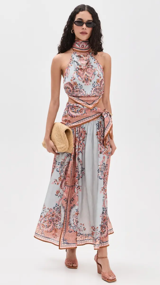 Zimmermann Silk Aster Scarf Bodice | Thumbnail 5 Zimmermann Silk Aster Scarf Bodice | Thumbnail 5