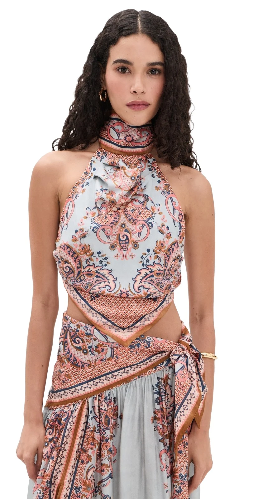 Zimmermann Silk Aster Scarf Bodice