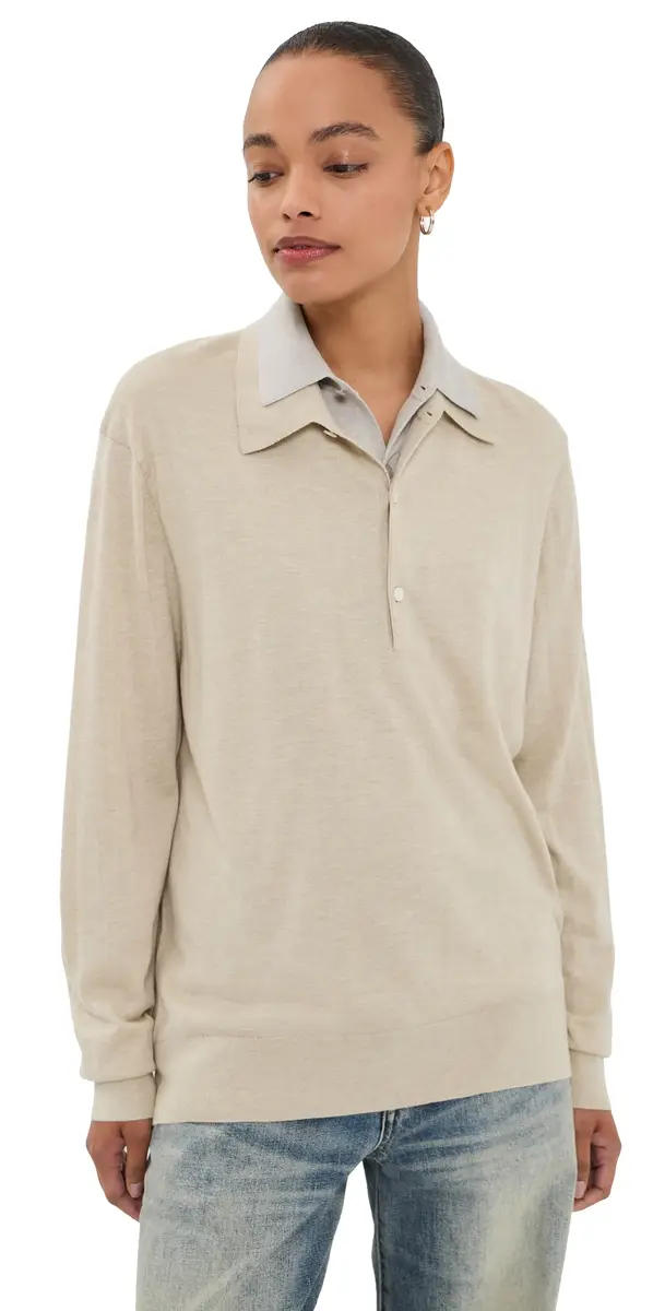 Acne Studios Koyat Sweater Beige/Grey | Image 1 Acne Studios Koyat Sweater Beige/Grey | Image 1