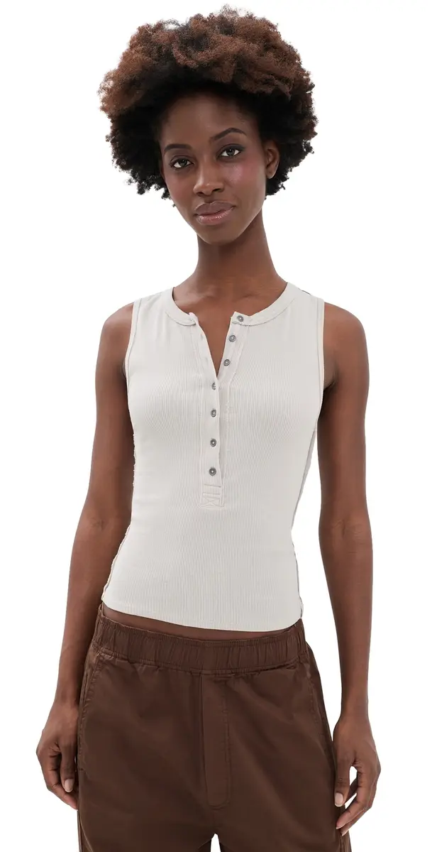 Free People Jamie Henley Tank Quiet Grey | Image 1 Free People Jamie Henley Tank Quiet Grey | Image 1