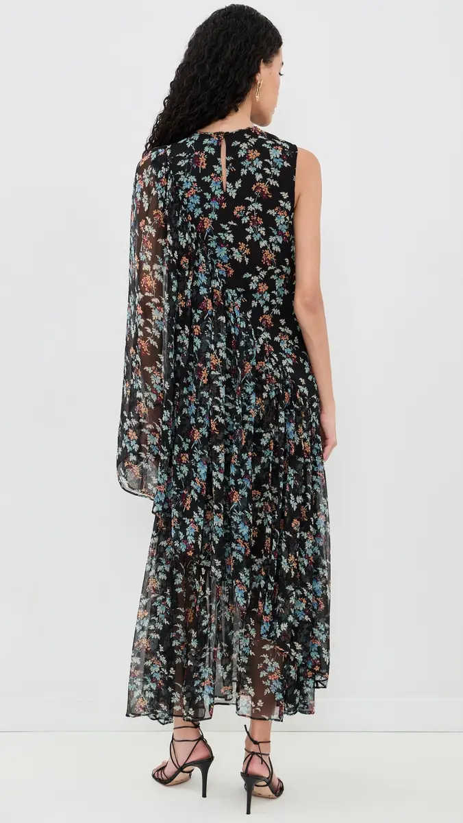 Ulla Johnson Seraphina Silk Draped Dress | Thumbnail 3 Ulla Johnson Seraphina Silk Draped Dress | Thumbnail 3