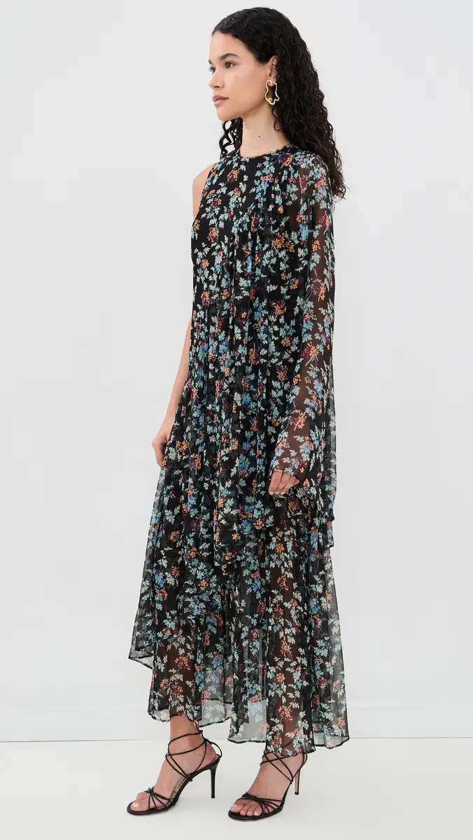 Ulla Johnson Seraphina Silk Draped Dress | Thumbnail 4 Ulla Johnson Seraphina Silk Draped Dress | Thumbnail 4