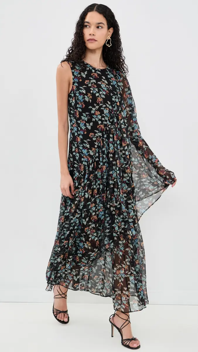 Ulla Johnson Seraphina Silk Draped Dress | Thumbnail 5 Ulla Johnson Seraphina Silk Draped Dress | Thumbnail 5