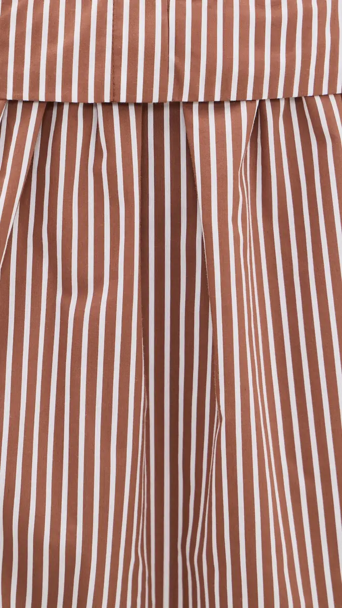 English Factory Stripe Puff Sleeve Shirt Dress | Thumbnail 6 English Factory Stripe Puff Sleeve Shirt Dress | Thumbnail 6