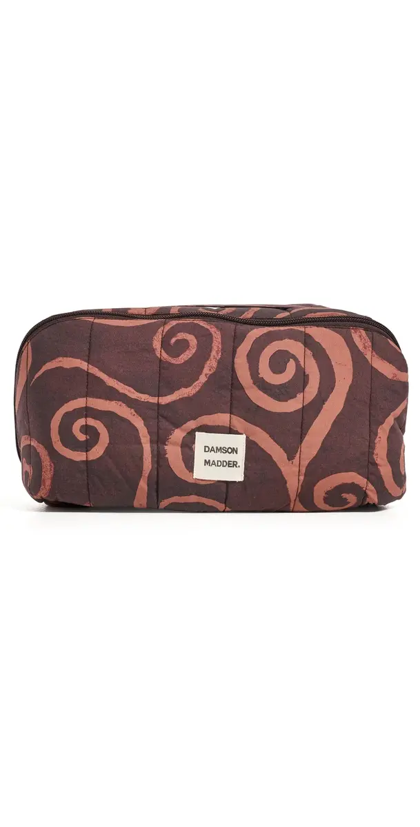 Damson Madder Large Wash Bag Swirl One Size | Image 1 Damson Madder Large Wash Bag Swirl One Size | Image 1
