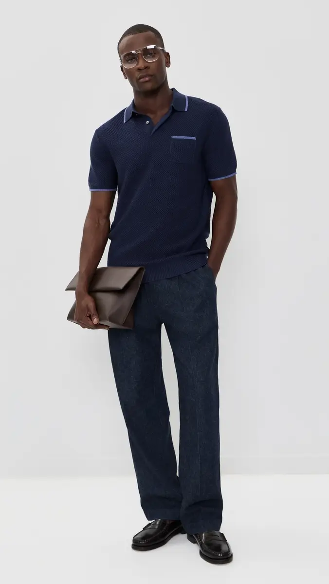 Greyson Seneca Sweater Polo | Thumbnail 5 Greyson Seneca Sweater Polo | Thumbnail 5
