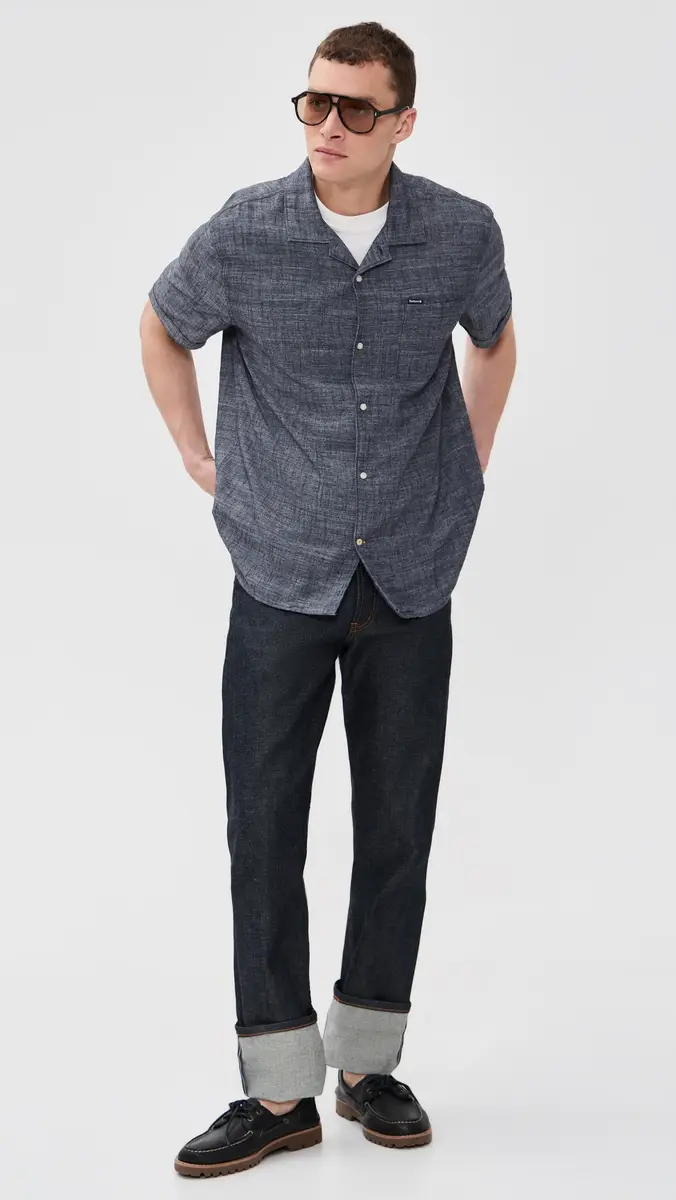 Barbour Bowston Linen Blend Summer Shirt | Thumbnail 5 Barbour Bowston Linen Blend Summer Shirt | Thumbnail 5