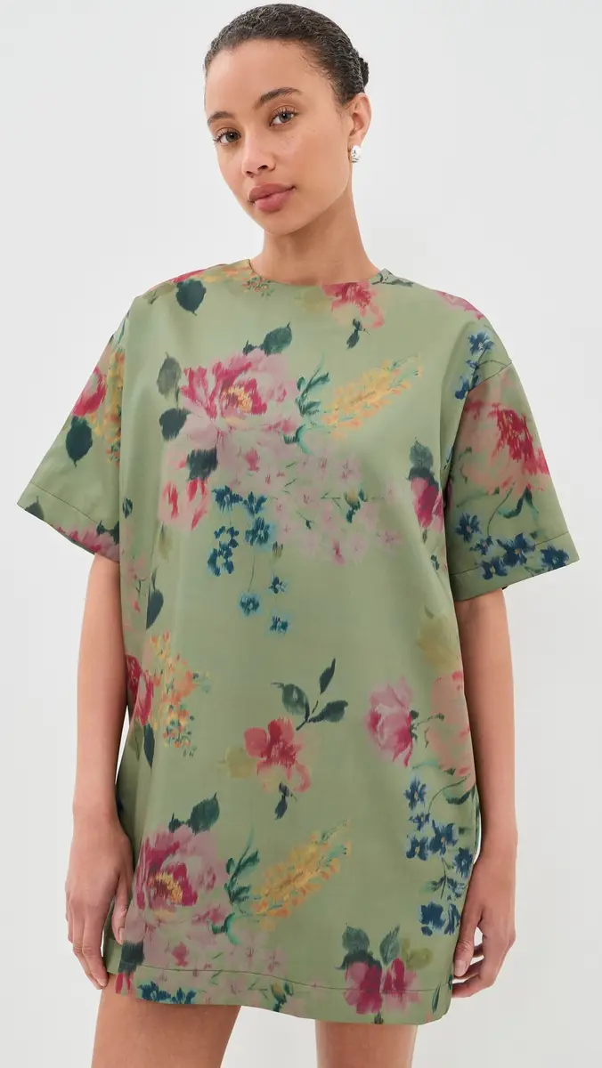 MARQUES ALMEIDA Bonded Satin T-Shirt Dress | Thumbnail 3 MARQUES ALMEIDA Bonded Satin T-Shirt Dress | Thumbnail 3