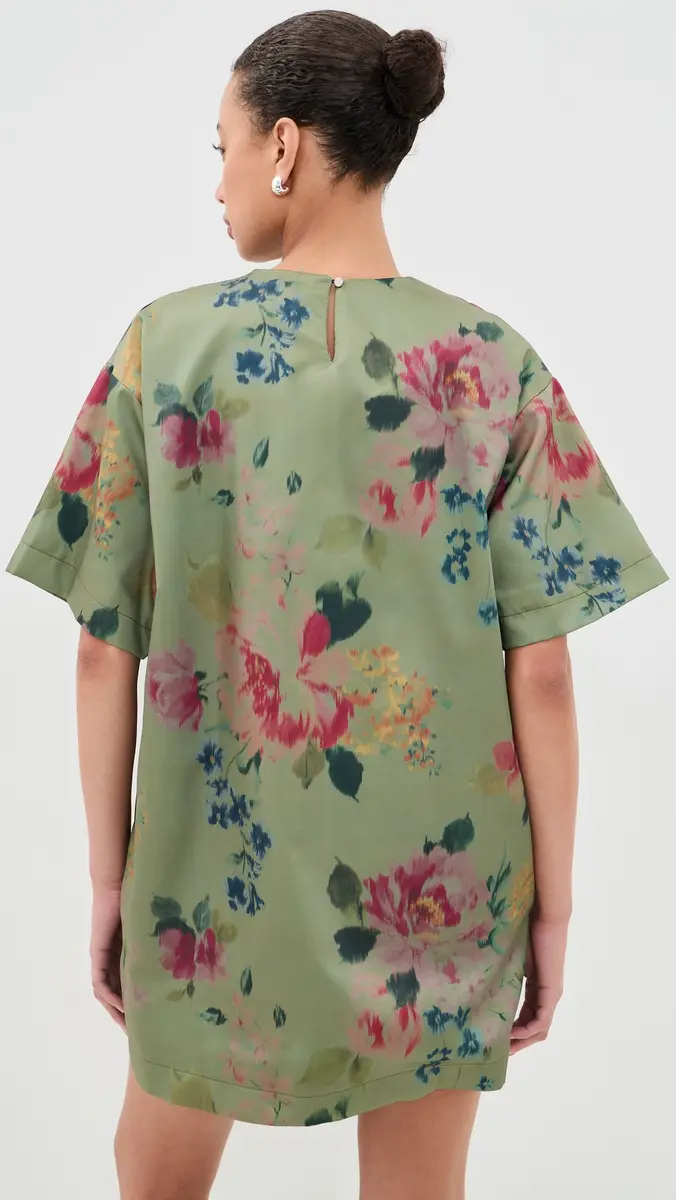 MARQUES ALMEIDA Bonded Satin T-Shirt Dress | Thumbnail 4 MARQUES ALMEIDA Bonded Satin T-Shirt Dress | Thumbnail 4