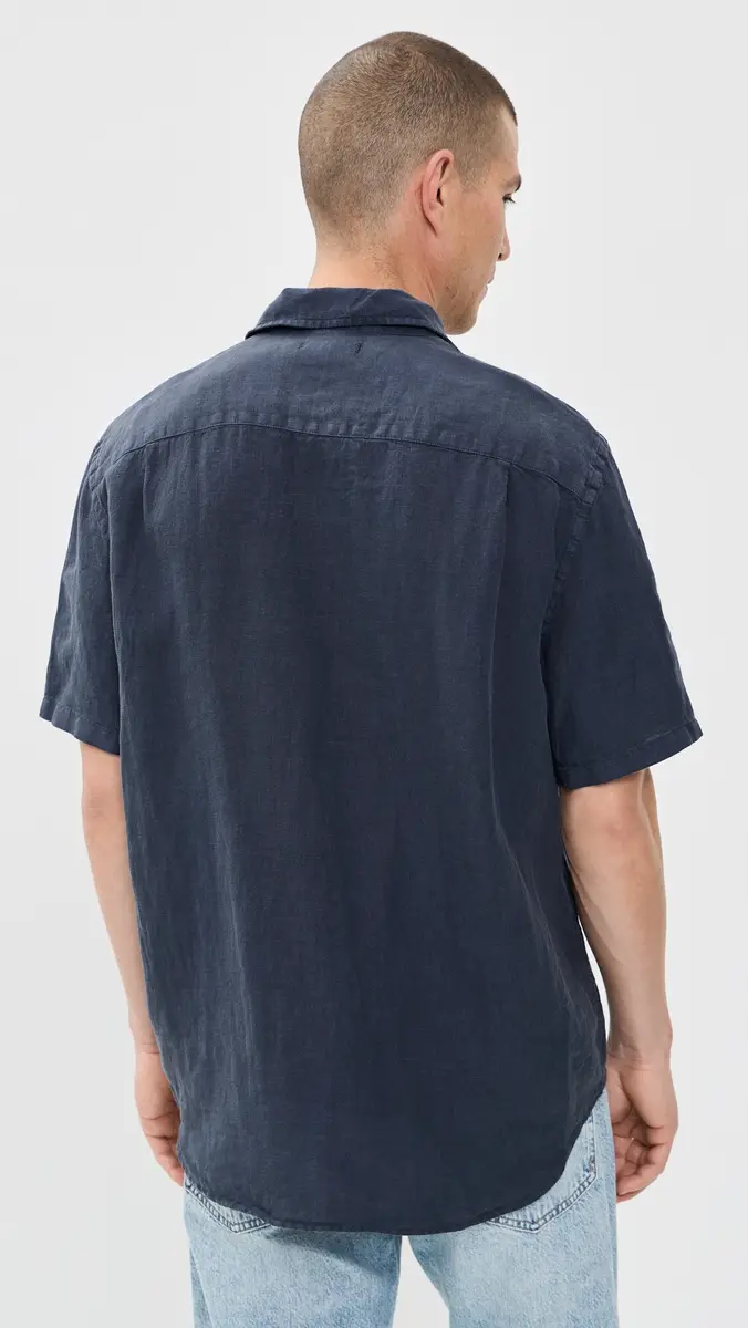 Madewell Short Sleeve Linen Shirt | Thumbnail 3 Madewell Short Sleeve Linen Shirt | Thumbnail 3