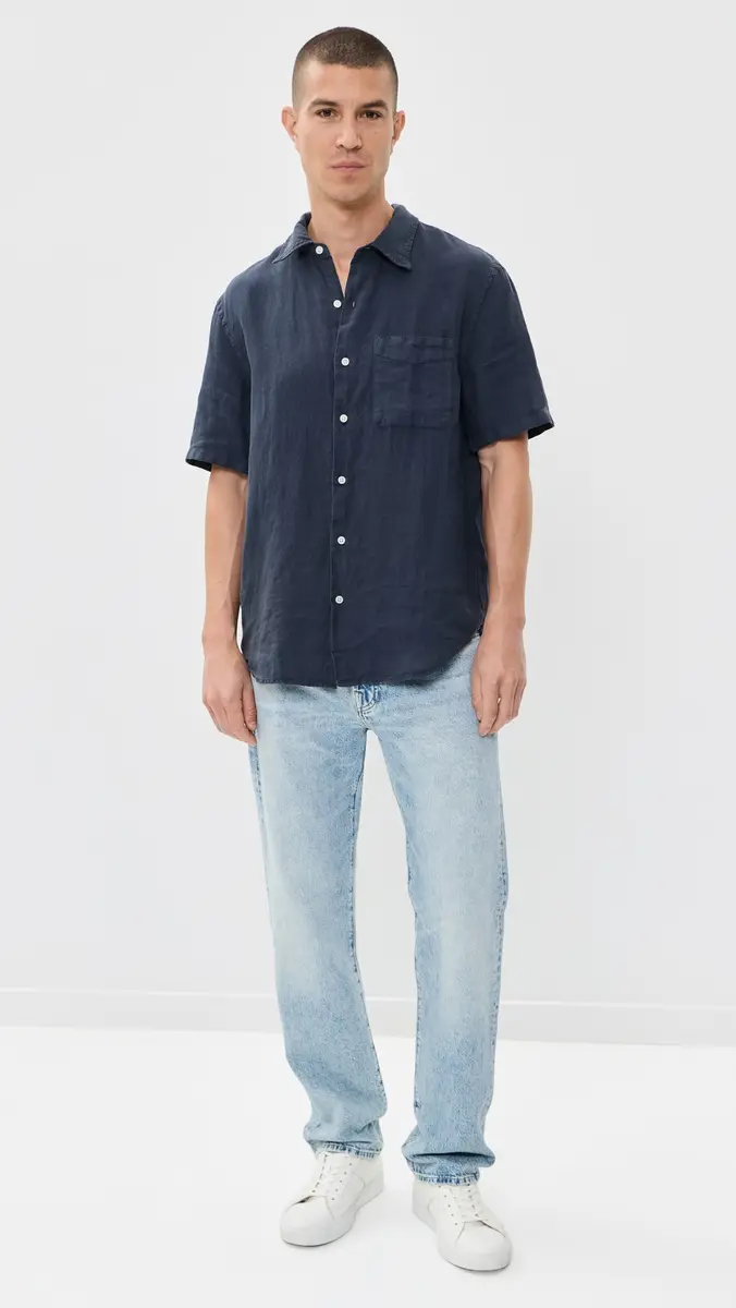Madewell Short Sleeve Linen Shirt | Thumbnail 5 Madewell Short Sleeve Linen Shirt | Thumbnail 5
