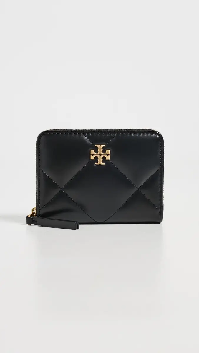 Tory Burch Kira Diamond Quilt Small Zip Around Wallet | Thumbnail 2