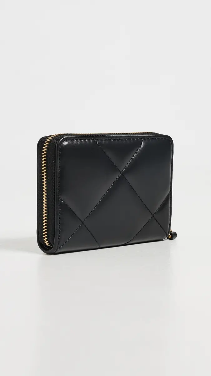 Tory Burch Kira Diamond Quilt Small Zip Around Wallet | Thumbnail 3