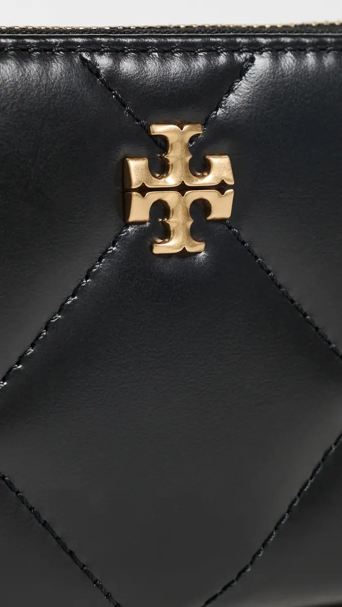 Tory Burch Kira Diamond Quilt Small Zip Around Wallet | Thumbnail 4