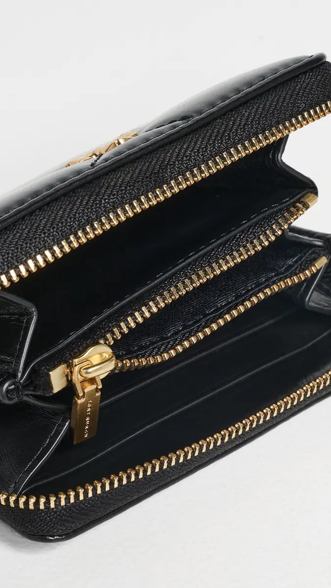 Tory Burch Kira Diamond Quilt Small Zip Around Wallet | Thumbnail 5