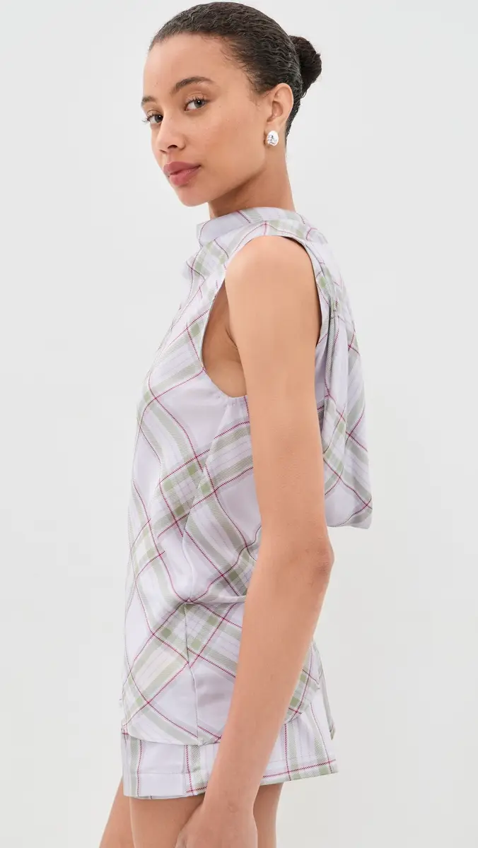 MARQUES ALMEIDA Lightweight Drill Cowl Neck Top | Thumbnail 4 MARQUES ALMEIDA Lightweight Drill Cowl Neck Top | Thumbnail 4