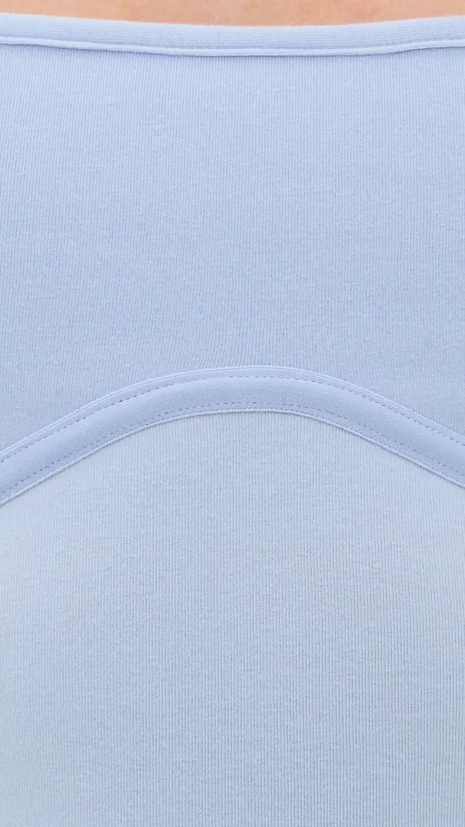 Fleur du Mal Cotton Scoop Neck Thong Bodysuit | Thumbnail 6