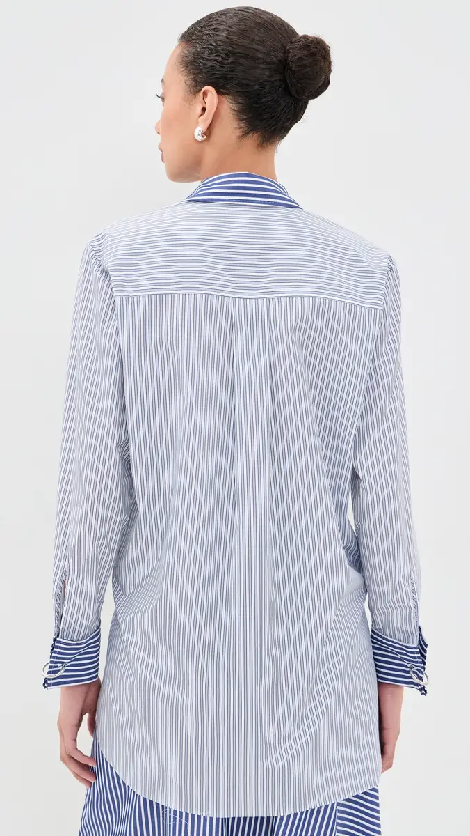 MARQUES ALMEIDA Patchwork Overlapping Front Tailored Shirt | Thumbnail 3
