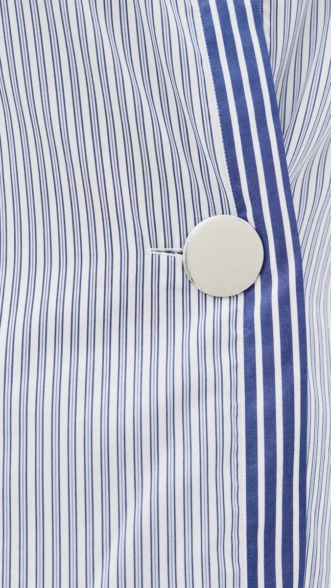 MARQUES ALMEIDA Patchwork Overlapping Front Tailored Shirt | Thumbnail 6