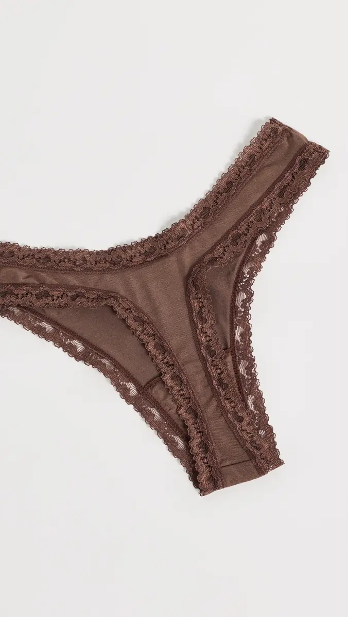 Stripe & Stare Basics Thong 4 Pack | Thumbnail 6