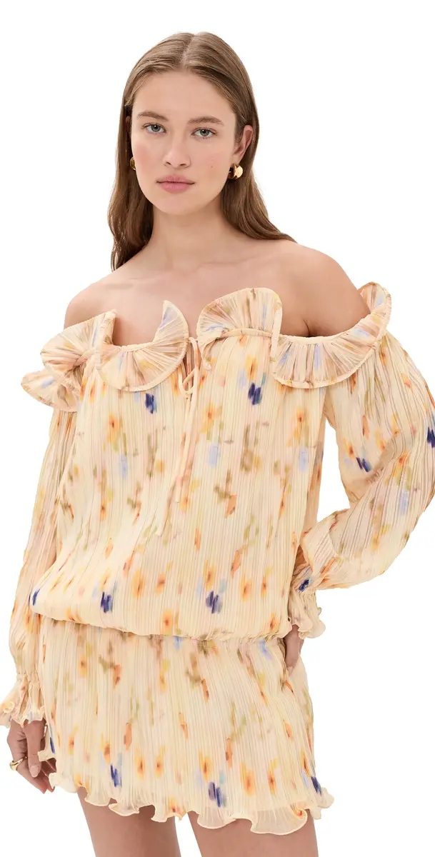 Line & Dot Potpourri Mini Dress | Image 1 Line & Dot Potpourri Mini Dress | Image 1