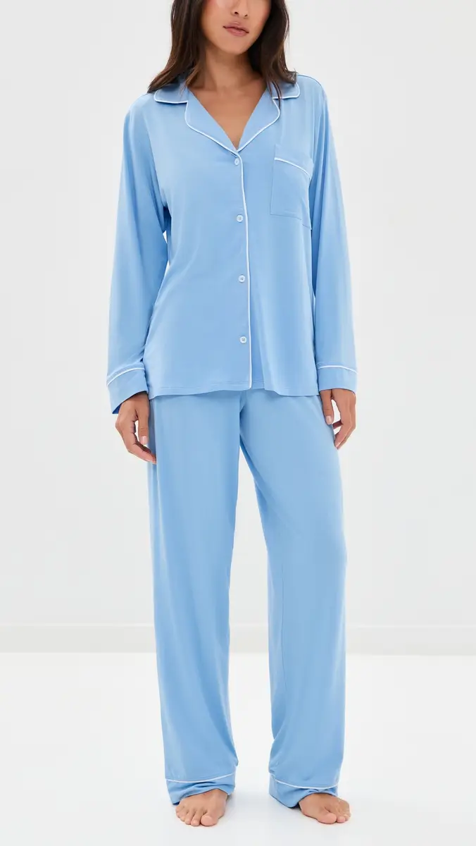 Eberjey Gisele Long Pajama Set | Thumbnail 2 Eberjey Gisele Long Pajama Set | Thumbnail 2