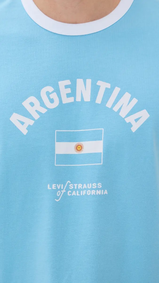 Levi's X World Cup Argentina Ringer Tee | Thumbnail 6