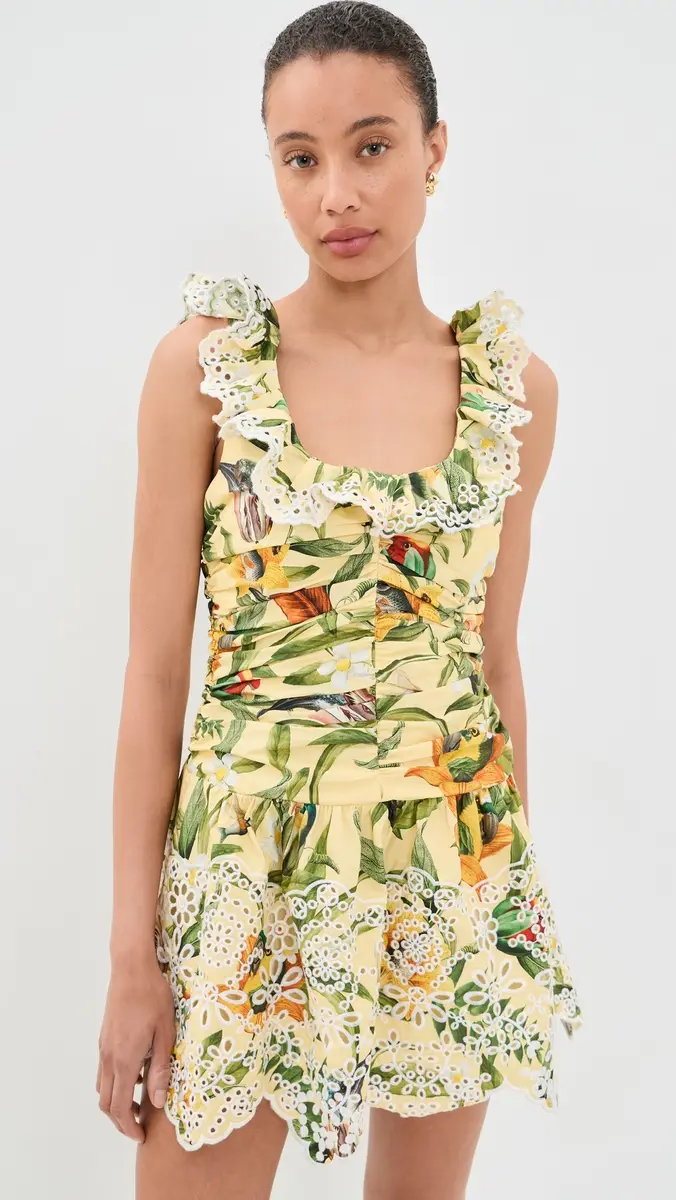 Farm Rio Brasil Collage Mini Dress | Thumbnail 2 Farm Rio Brasil Collage Mini Dress | Thumbnail 2