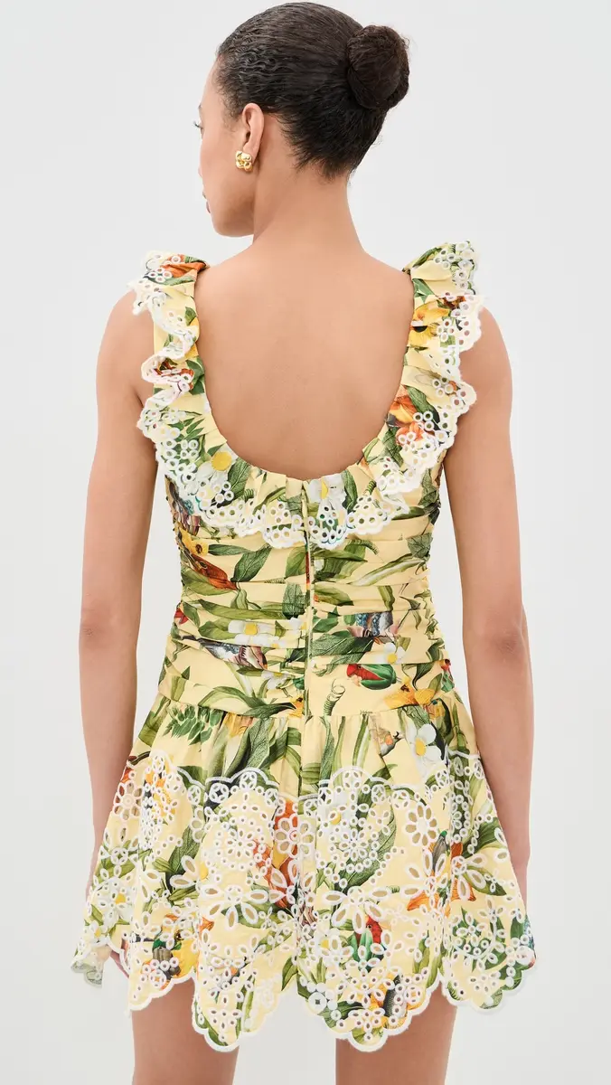 Farm Rio Brasil Collage Mini Dress | Thumbnail 3 Farm Rio Brasil Collage Mini Dress | Thumbnail 3
