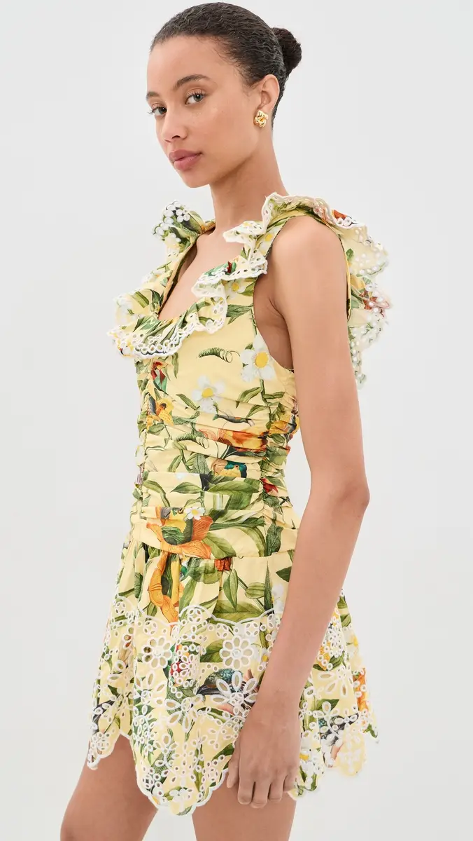 Farm Rio Brasil Collage Mini Dress | Thumbnail 4 Farm Rio Brasil Collage Mini Dress | Thumbnail 4