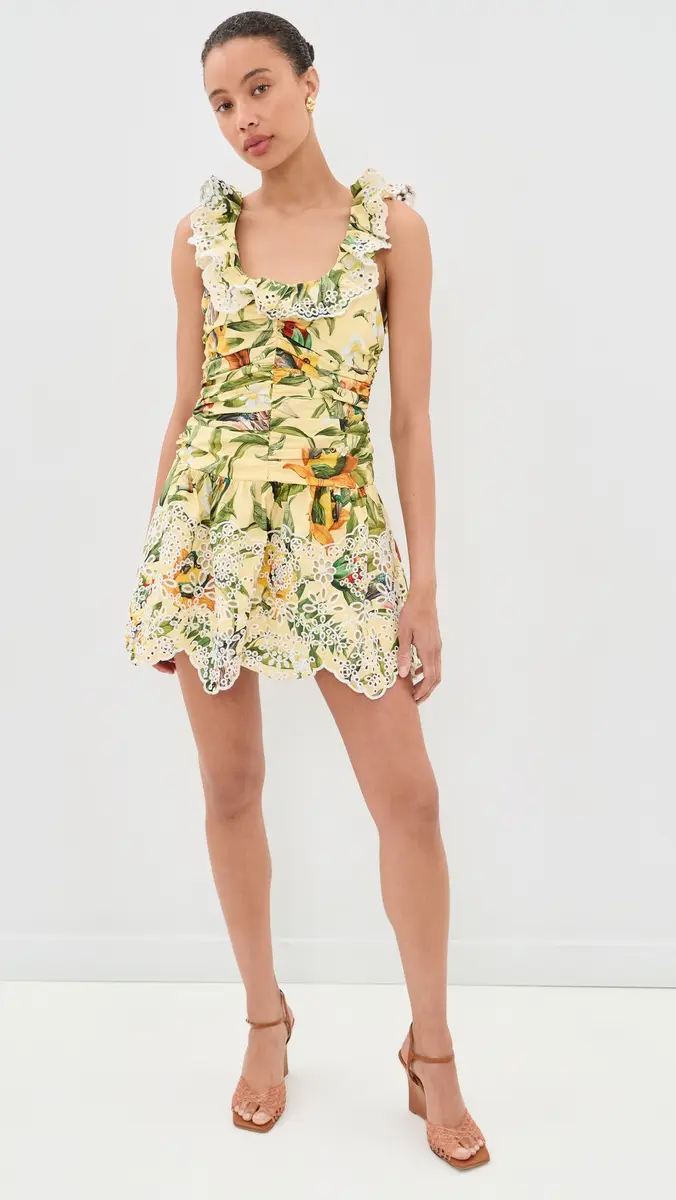 Farm Rio Brasil Collage Mini Dress | Thumbnail 5 Farm Rio Brasil Collage Mini Dress | Thumbnail 5