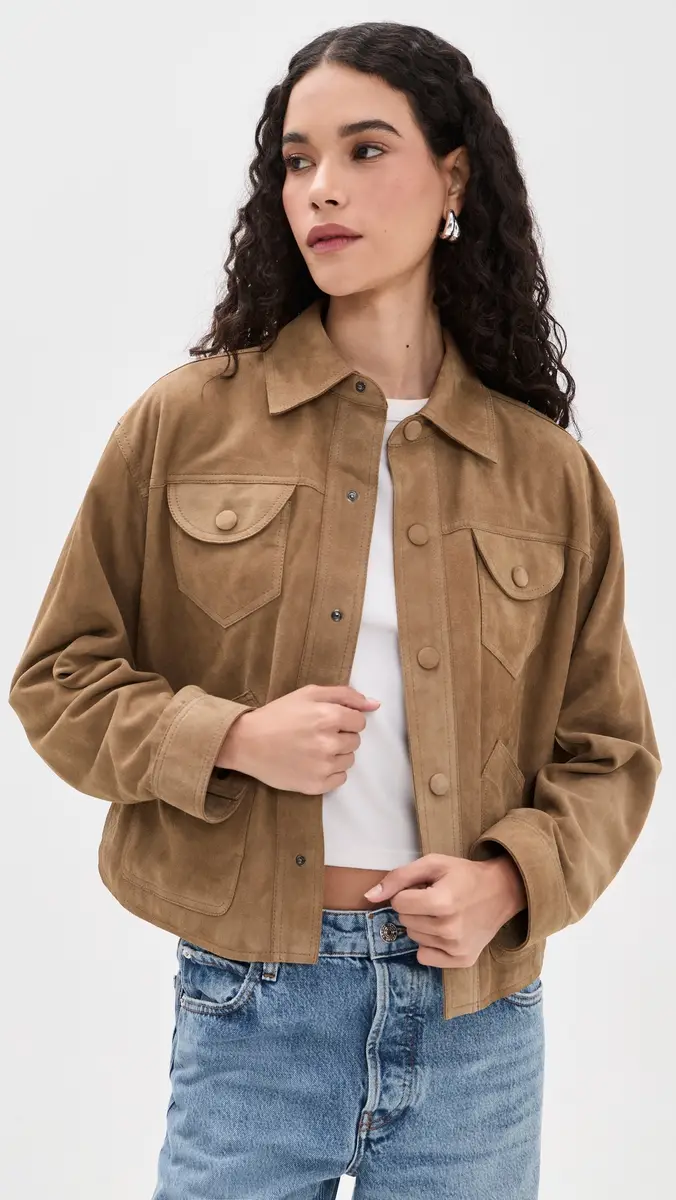 Frame The Suede Utility Jacket | Thumbnail 2